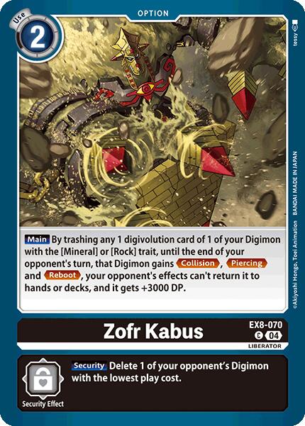 Zofr Kabus [EX8-070] [Chain of Liberation] | Clutch Gaming