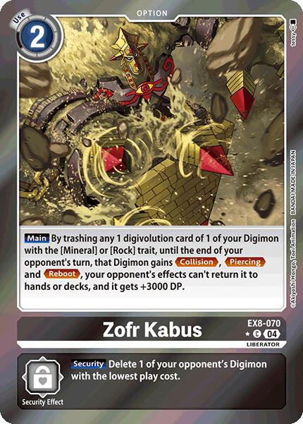 Zofr Kabus [EX8-070] (Limited Foil) [Chain of Liberation] | Clutch Gaming