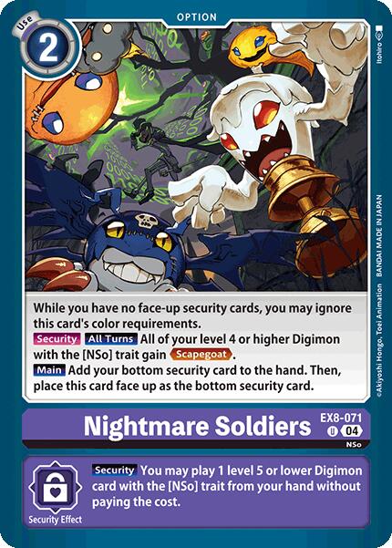 Nightmare Soldiers [EX8-071] [Chain of Liberation] | Clutch Gaming