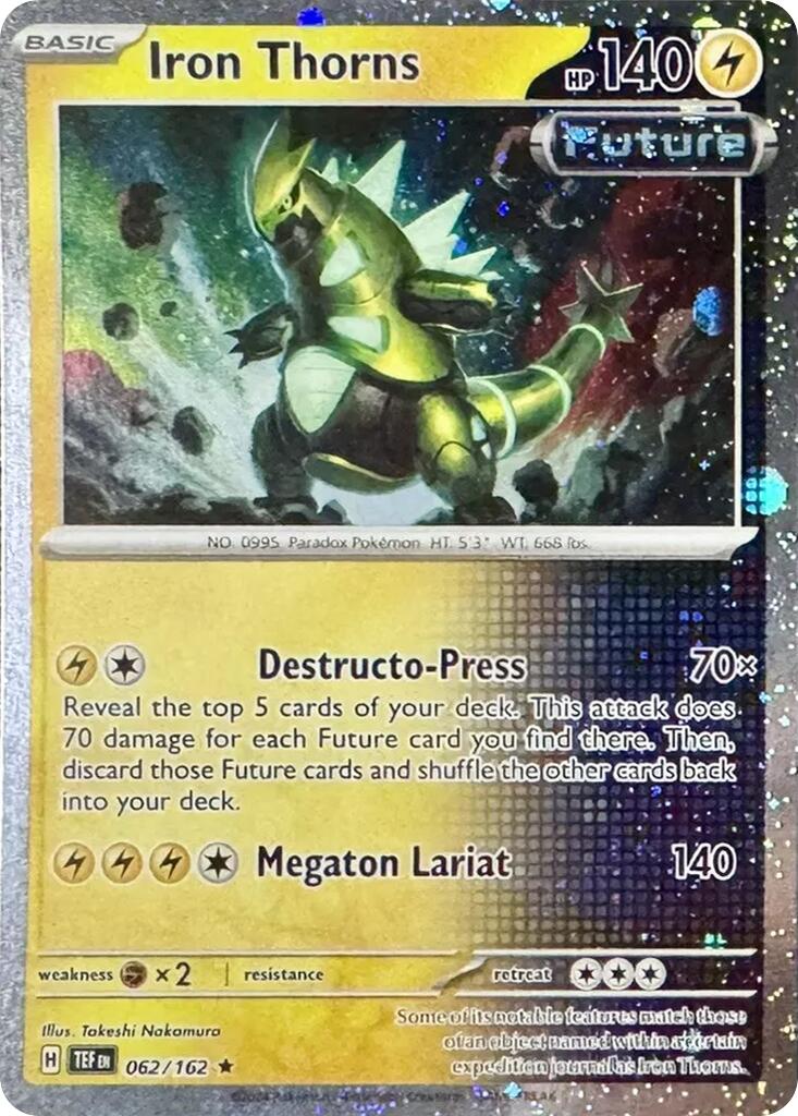 Iron Thorns (062/162) (Cosmos Holo) [Miscellaneous Cards] | Clutch Gaming