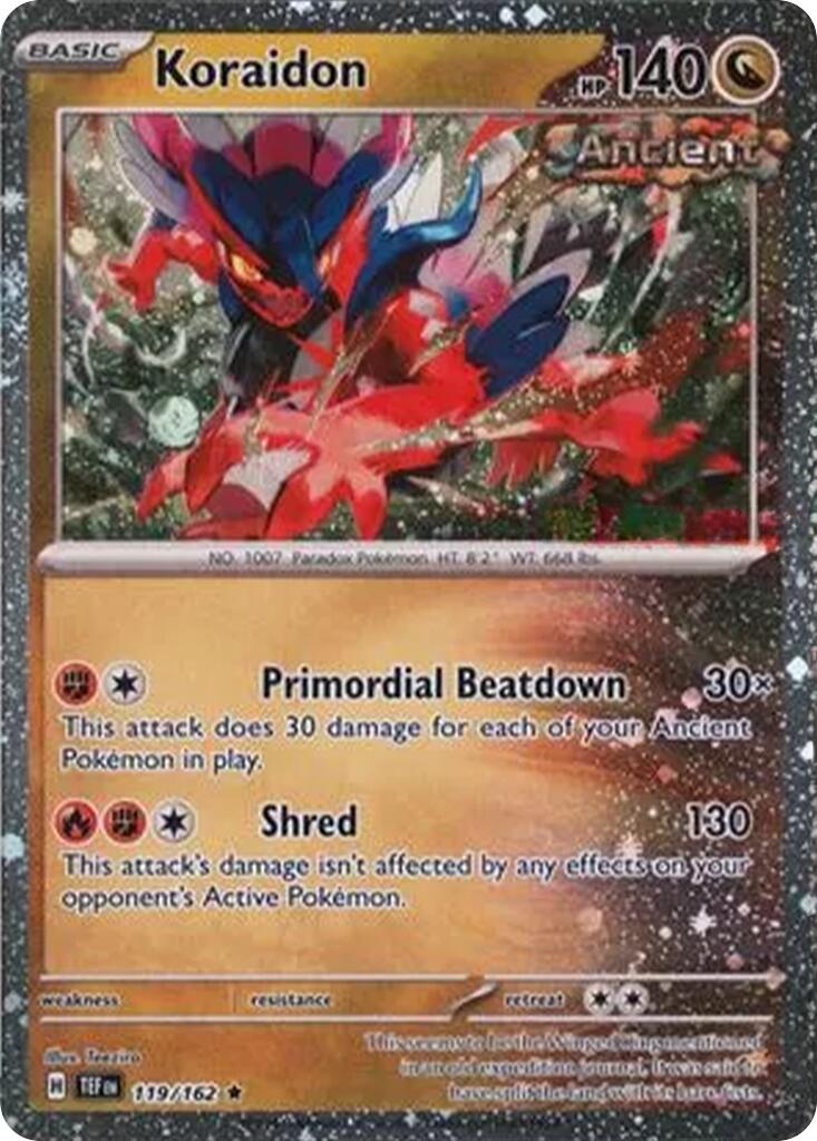 Koraidon (119/162) (Cosmos Holo) [Miscellaneous Cards] | Clutch Gaming