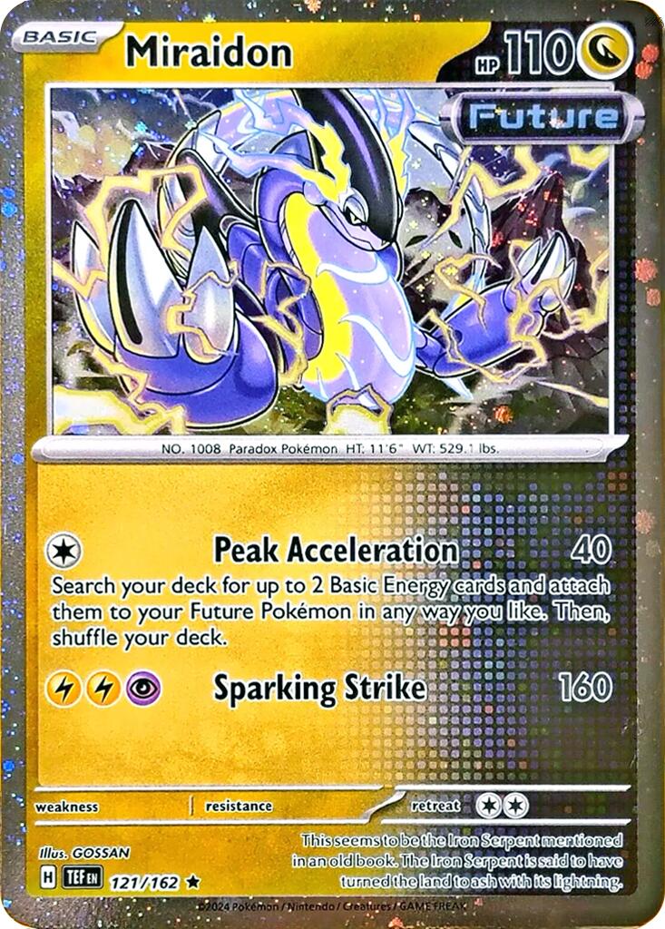 Miraidon (121/162) (Cosmos Holo) [Miscellaneous Cards] | Clutch Gaming