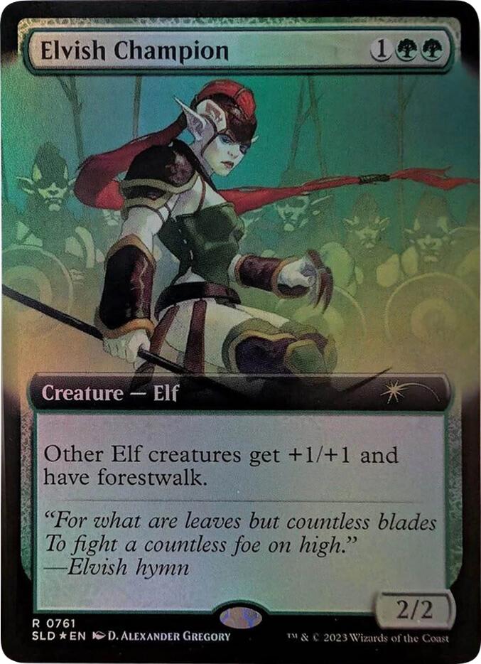 Elvish Champion (Extended Art) [Secret Lair Drop Series] | Clutch Gaming