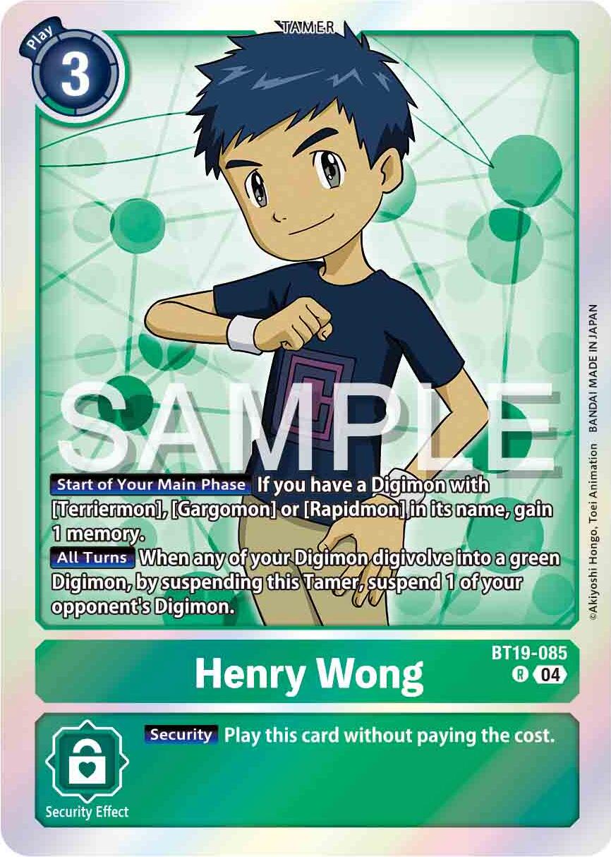 Henry Wong [BT19-085] [Release Special Booster Ver.2.0] | Clutch Gaming