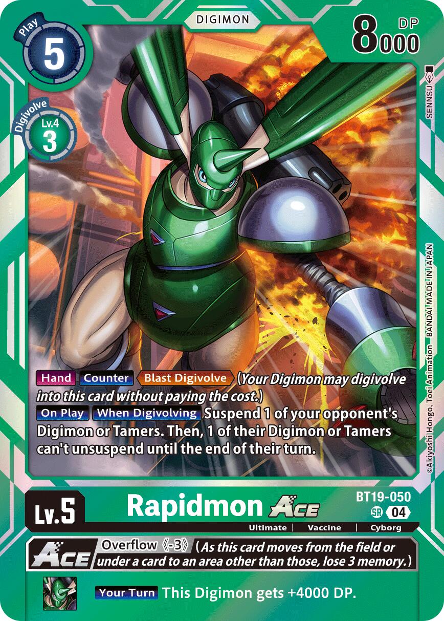 Rapidmon ACE [BT19-050] [Release Special Booster Ver.2.5] | Clutch Gaming