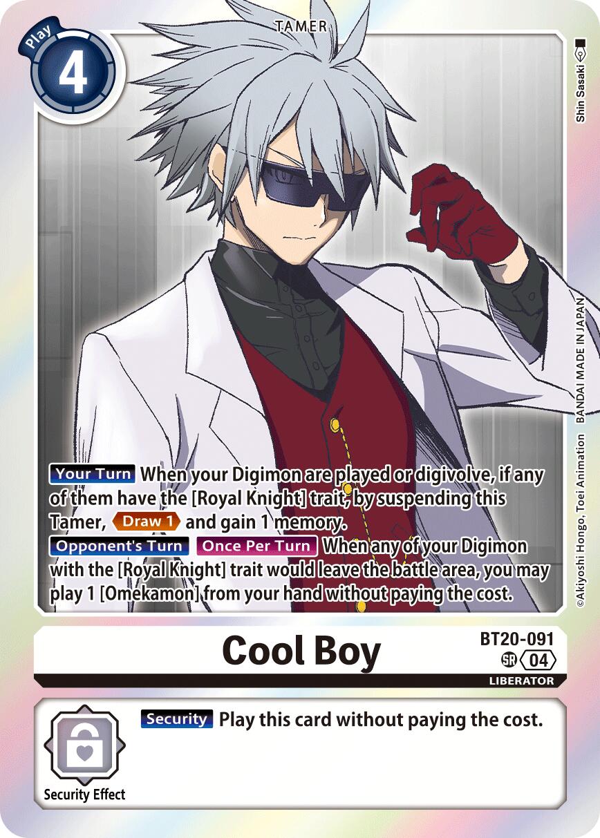 Cool Boy [BT20-091] [Release Special Booster Ver.2.5] | Clutch Gaming