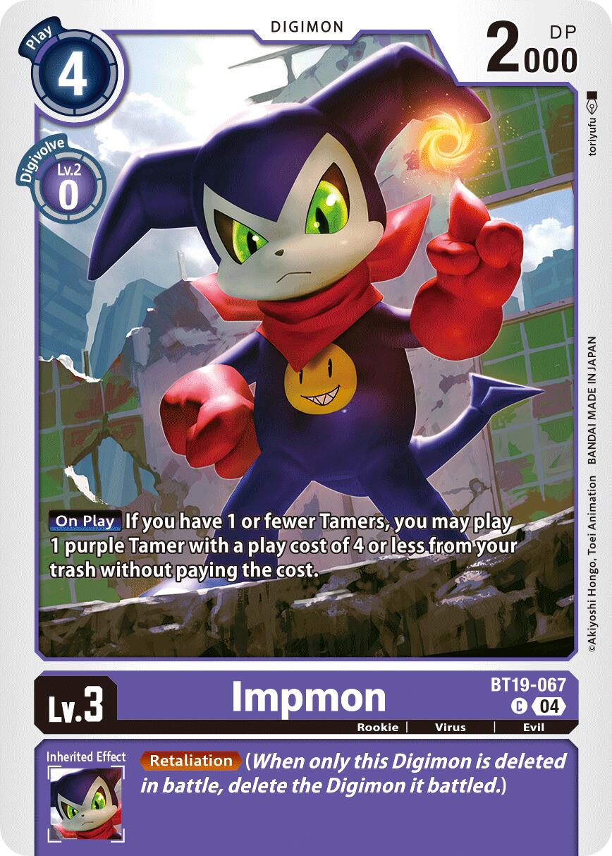 Impmon [BT19-067] [Release Special Booster Ver.2.5] | Clutch Gaming