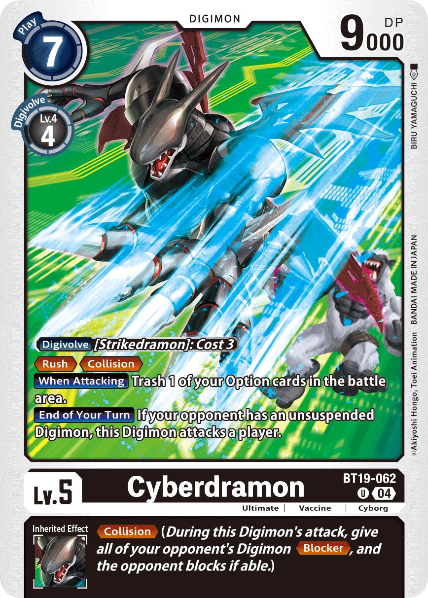 Cyberdramon [BT19-062] [Release Special Booster Ver.2.5] | Clutch Gaming