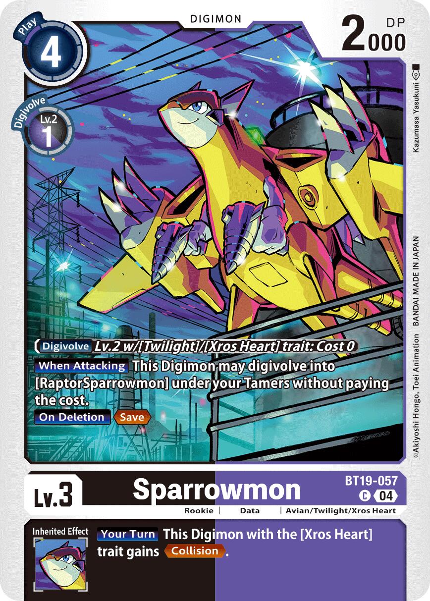 Sparrowmon [BT19-057] [Release Special Booster Ver.2.5] | Clutch Gaming