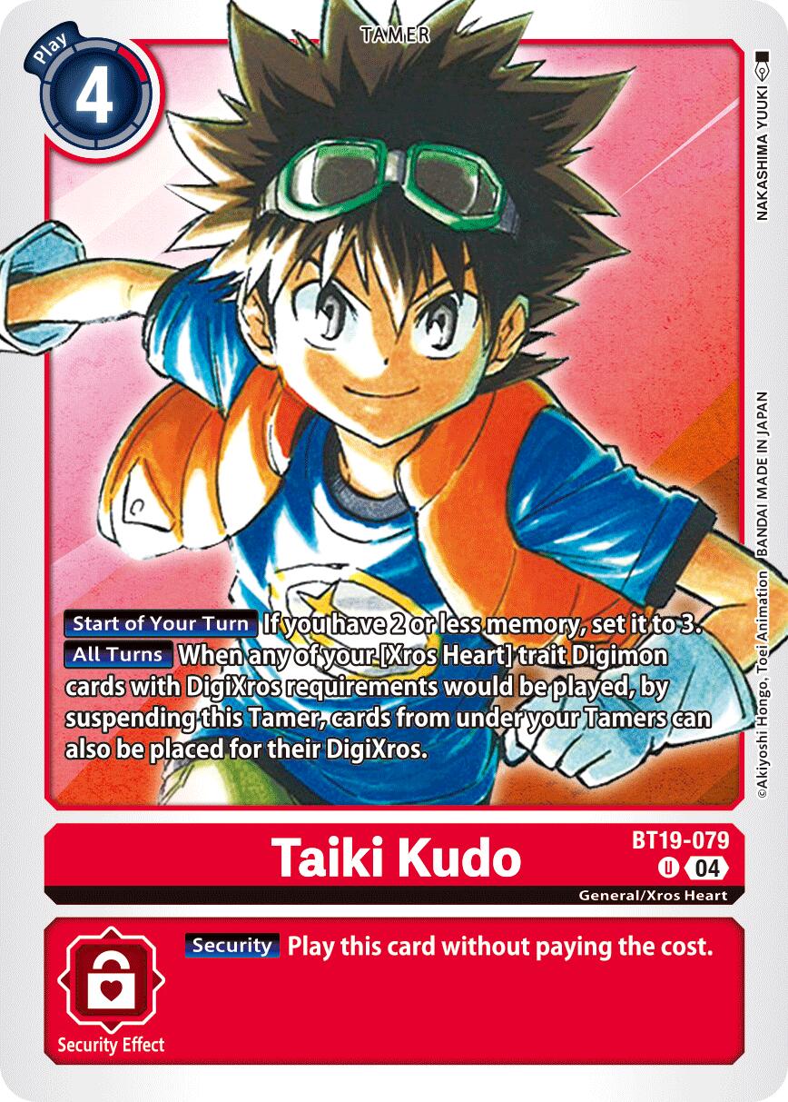 Taiki Kudo [BT19-079] [Release Special Booster Ver.2.5] | Clutch Gaming