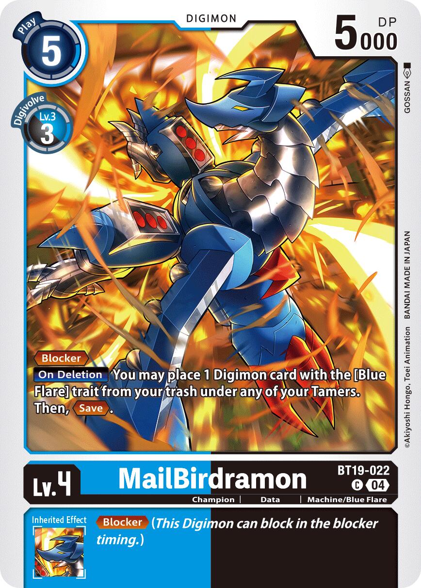 MailBirdramon [BT19-022] [Release Special Booster Ver.2.5] | Clutch Gaming