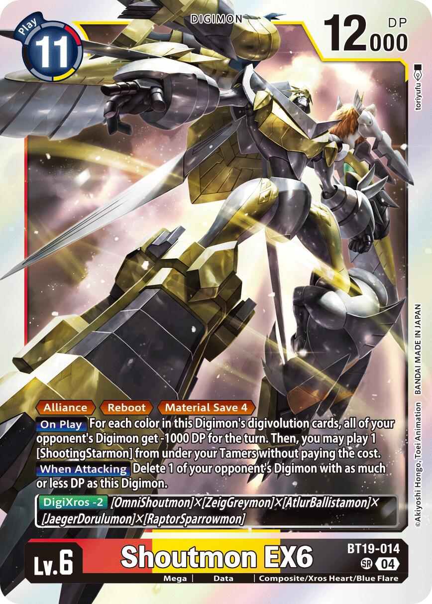 Shoutmon EX6 [BT19-014] [Release Special Booster Ver.2.5] | Clutch Gaming