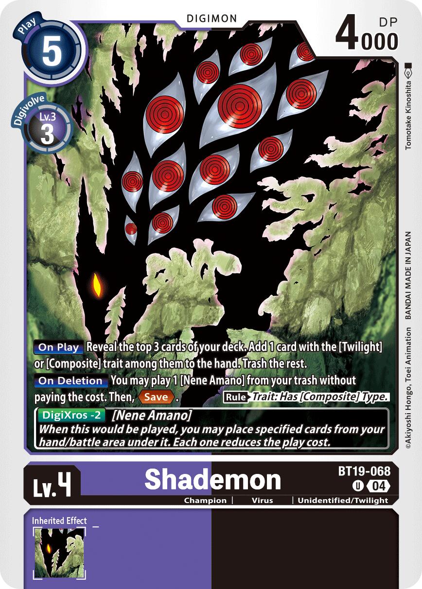 Shademon [BT19-068] [Release Special Booster Ver.2.5] | Clutch Gaming