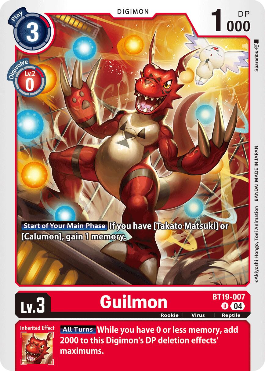 Guilmon [BT19-007] [Release Special Booster Ver.2.5] | Clutch Gaming