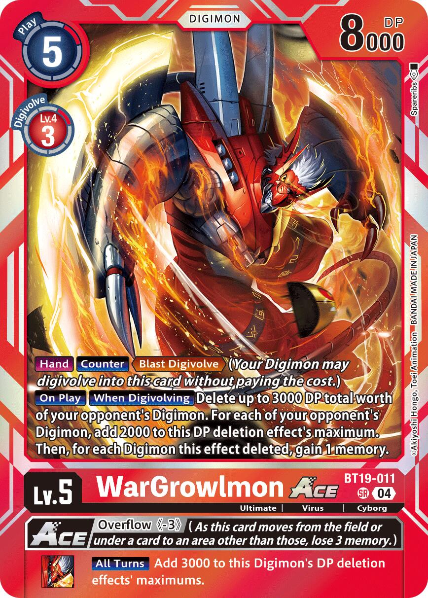 WarGrowlmon ACE [BT19-011] [Release Special Booster Ver.2.5] | Clutch Gaming