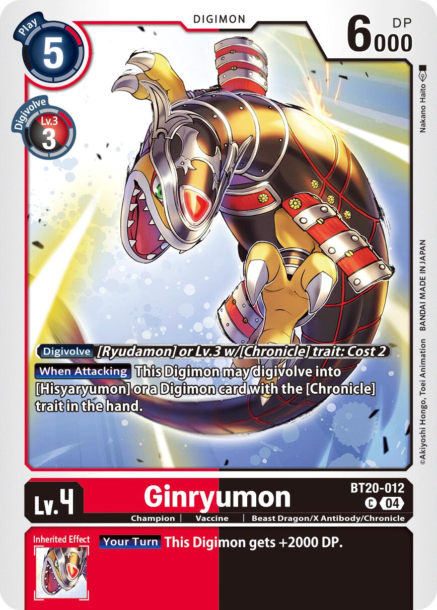 Ginryumon [BT20-012] [Release Special Booster Ver.2.5] | Clutch Gaming