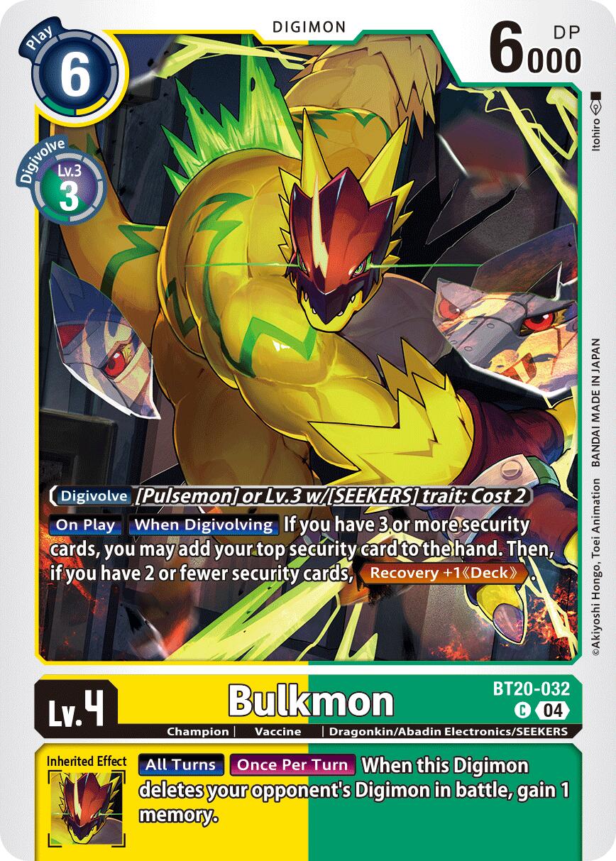 Bulkmon [BT20-032] [Release Special Booster Ver.2.5] | Clutch Gaming