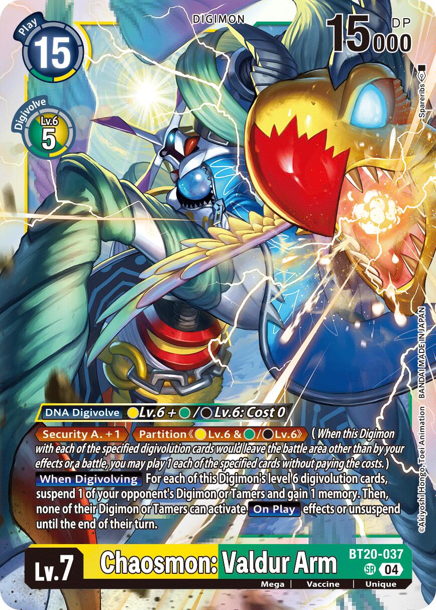 Chaosmon: Valdur Arm [BT20-037] [Release Special Booster Ver.2.5] | Clutch Gaming