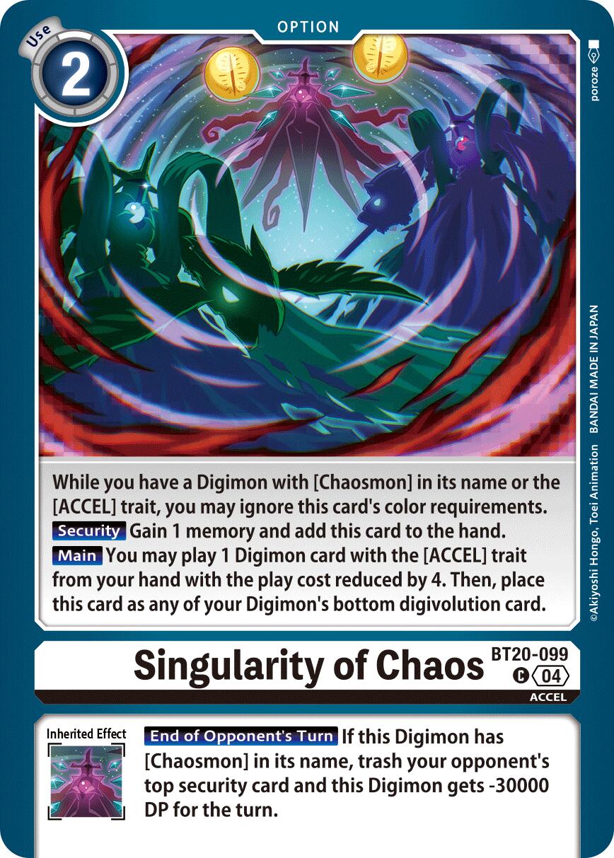 Singularity of Chaos [BT20-099] [Release Special Booster Ver.2.5] | Clutch Gaming