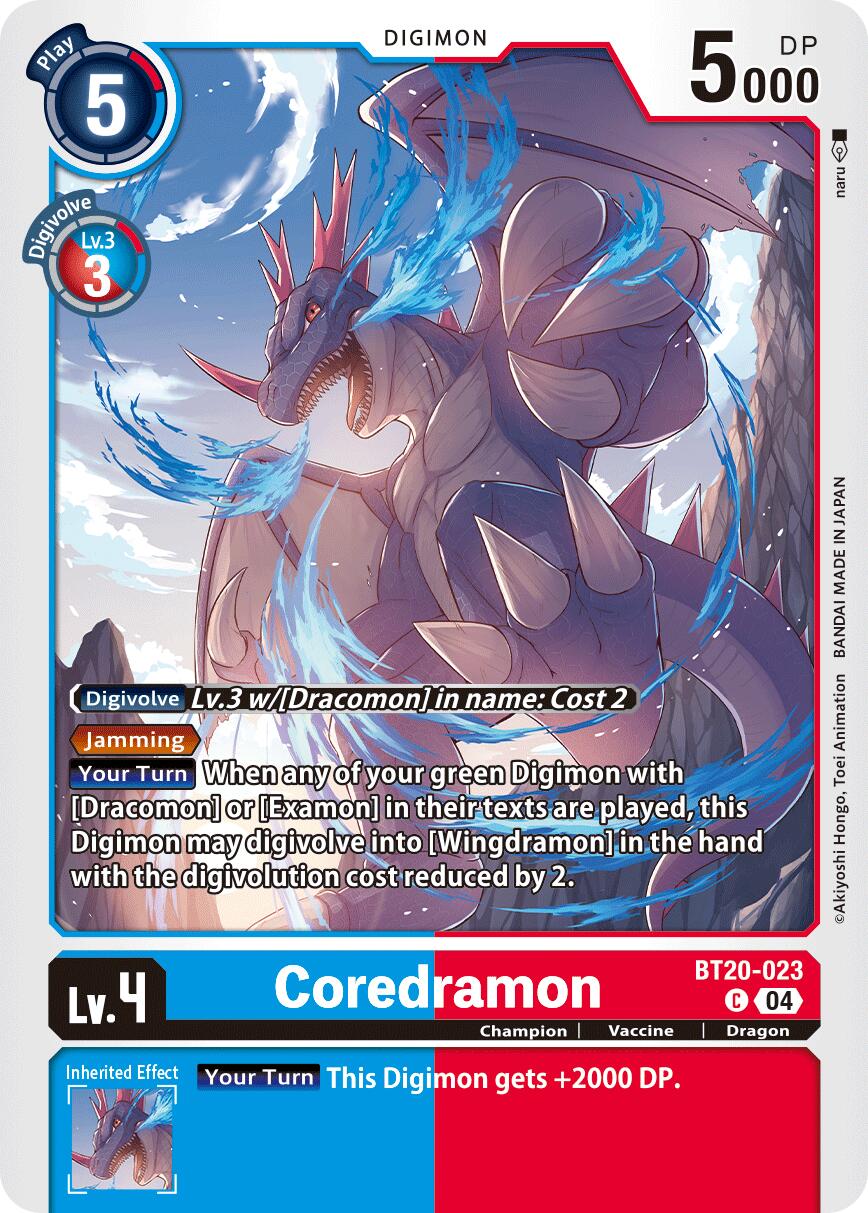 Coredramon [BT20-023] - BT20-023 [Release Special Booster Ver.2.5] | Clutch Gaming