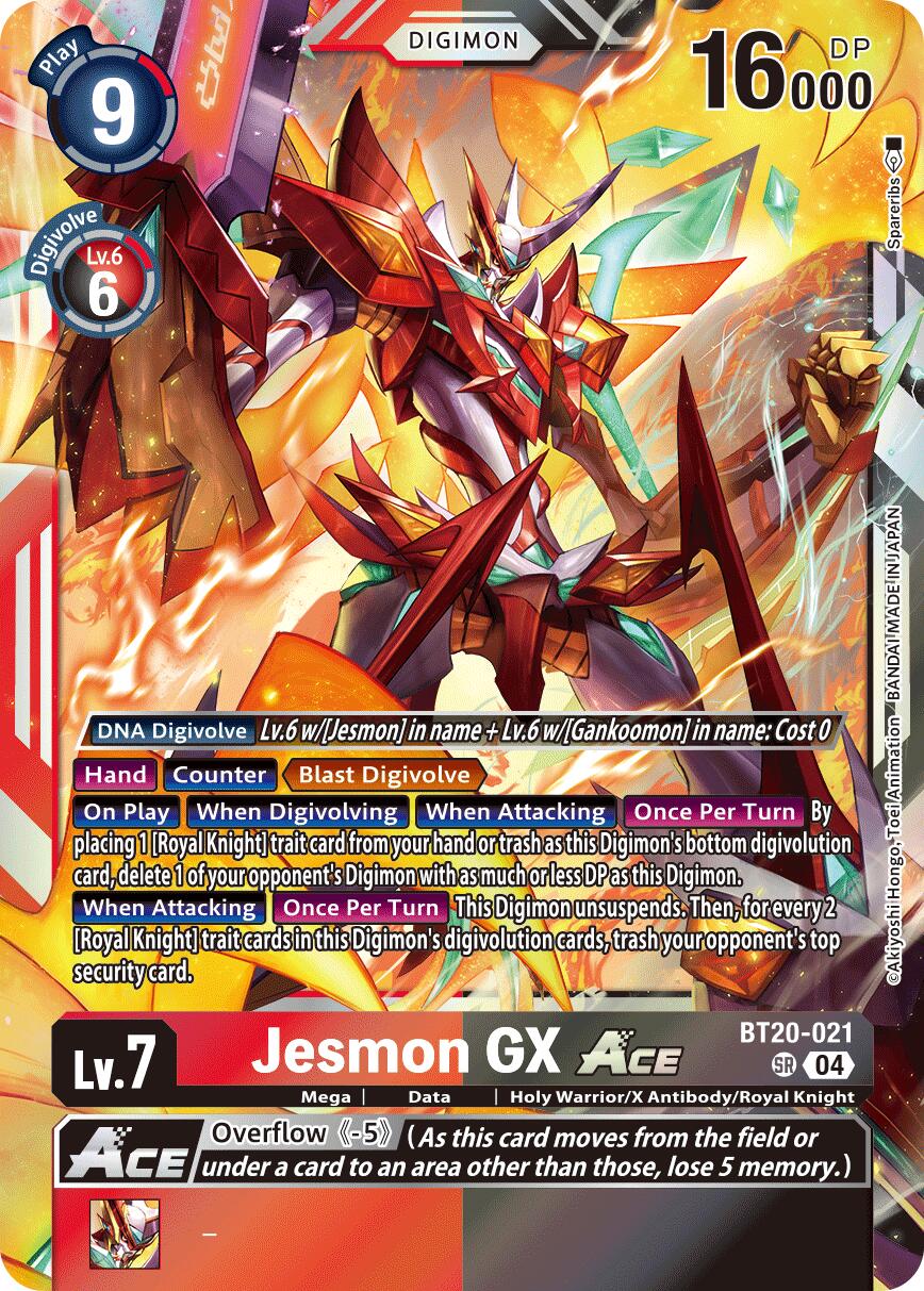Jesmon GX ACE [BT20-021] [Release Special Booster Ver.2.5] | Clutch Gaming