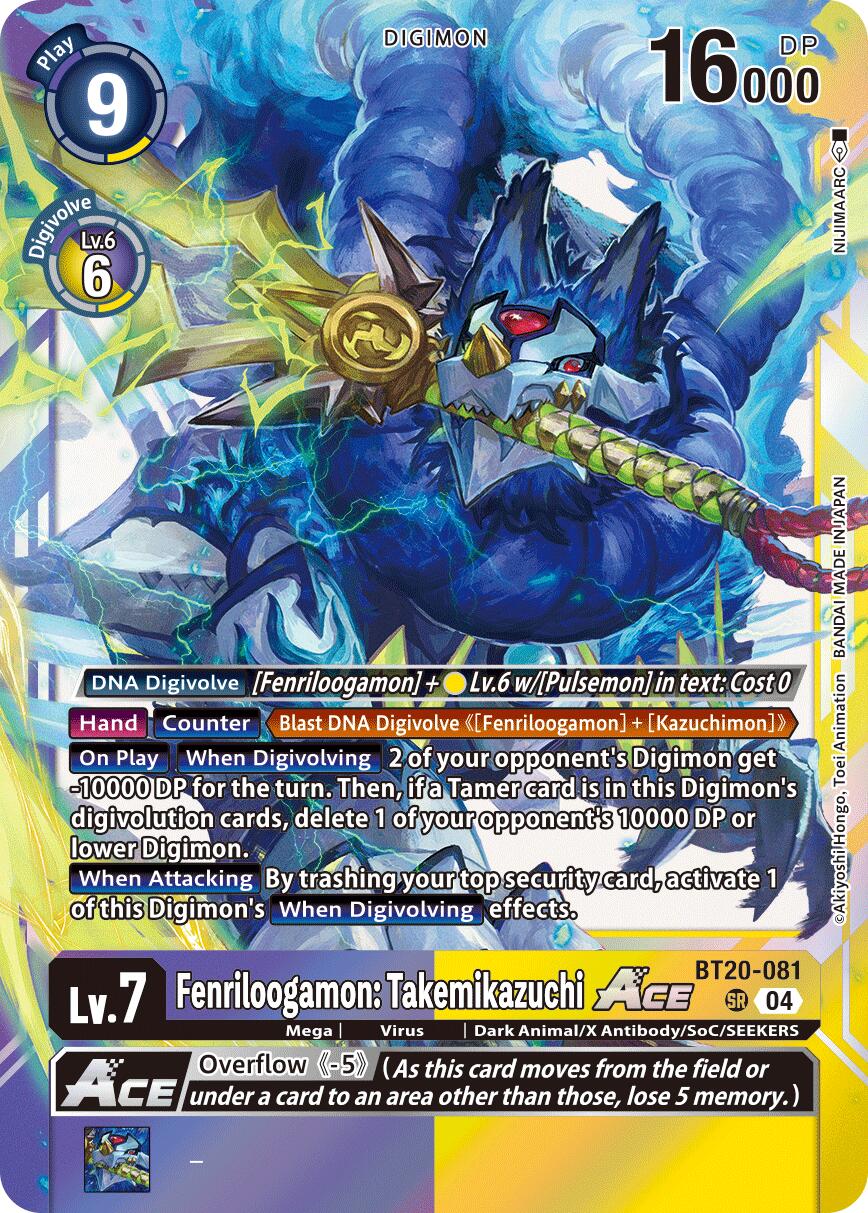 Fenriloogamon: Takemikazuchi ACE [BT20-081] [Release Special Booster Ver.2.5] | Clutch Gaming