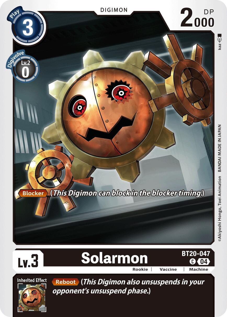 Solarmon [BT20-047] [Release Special Booster Ver.2.5] | Clutch Gaming