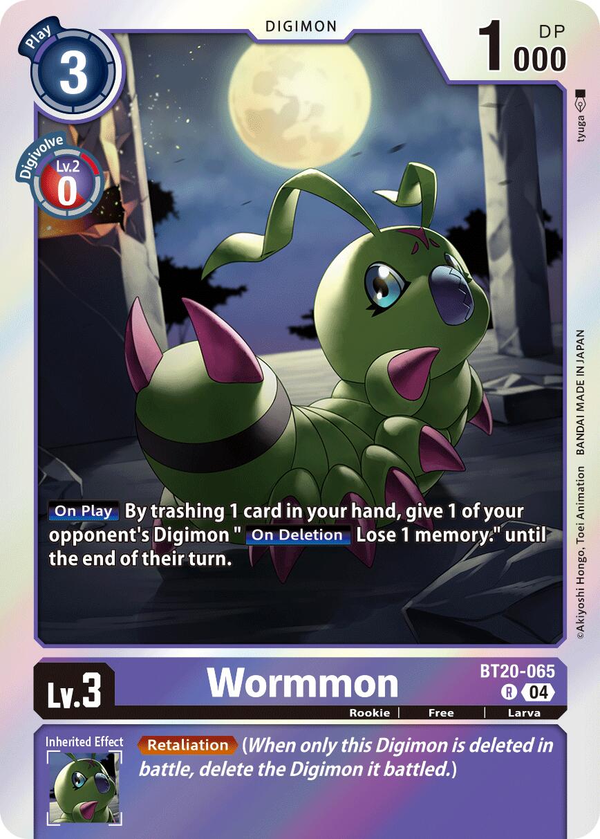 Wormmon [BT20-065] [Release Special Booster Ver.2.5] | Clutch Gaming