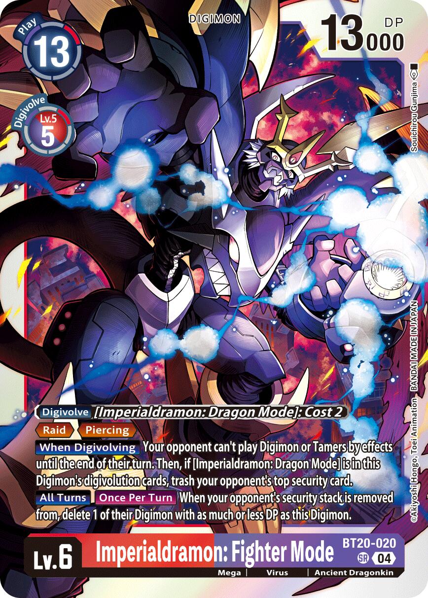 Imperialdramon: Fighter Mode [BT20-020] [Release Special Booster Ver.2.5] | Clutch Gaming