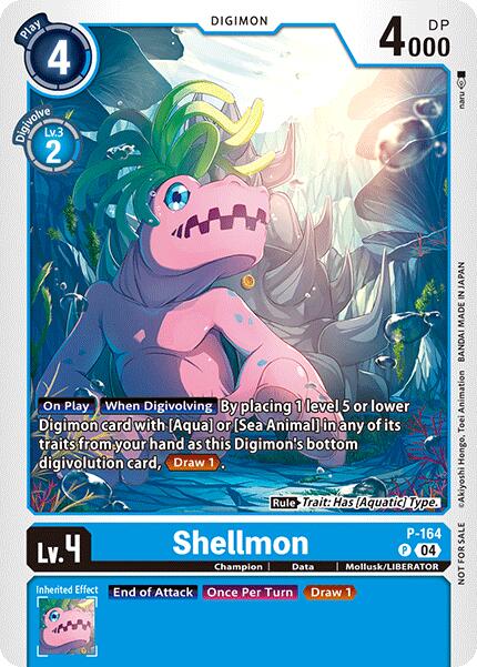 Shellmon [P-164] (Store Tournament 2025 Vo.1 Participation Pack) [Promotional Cards] | Clutch Gaming