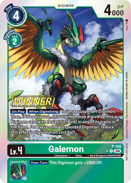 Galemon [P-166] (Store Tournament 2025 Vo.1 Winner Pack) [Promotional Cards] | Clutch Gaming