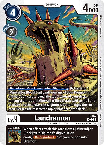 Landramon [P-167] (Store Tournament 2025 Vo.1 Participation Pack) [Promotional Cards] | Clutch Gaming