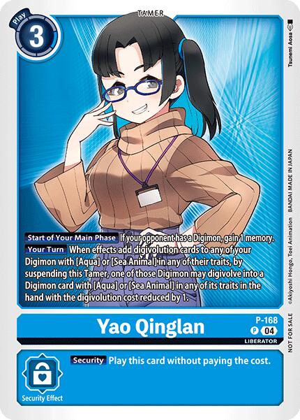 Yao Qinglan [P-168] (Store Tournament 2025 Vo.1 Participation Pack) [Promotional Cards] | Clutch Gaming