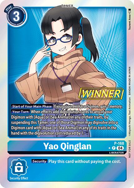 Yao Qinglan [P-168] (Store Tournament 2025 Vo.1 Winner Pack) [Promotional Cards] | Clutch Gaming