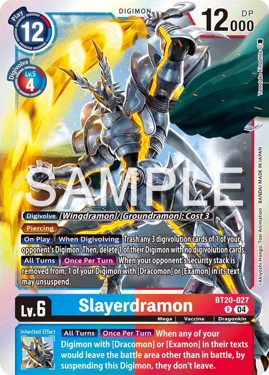 Slayerdramon [BT20-027] [Release Special Booster 2.0] | Clutch Gaming