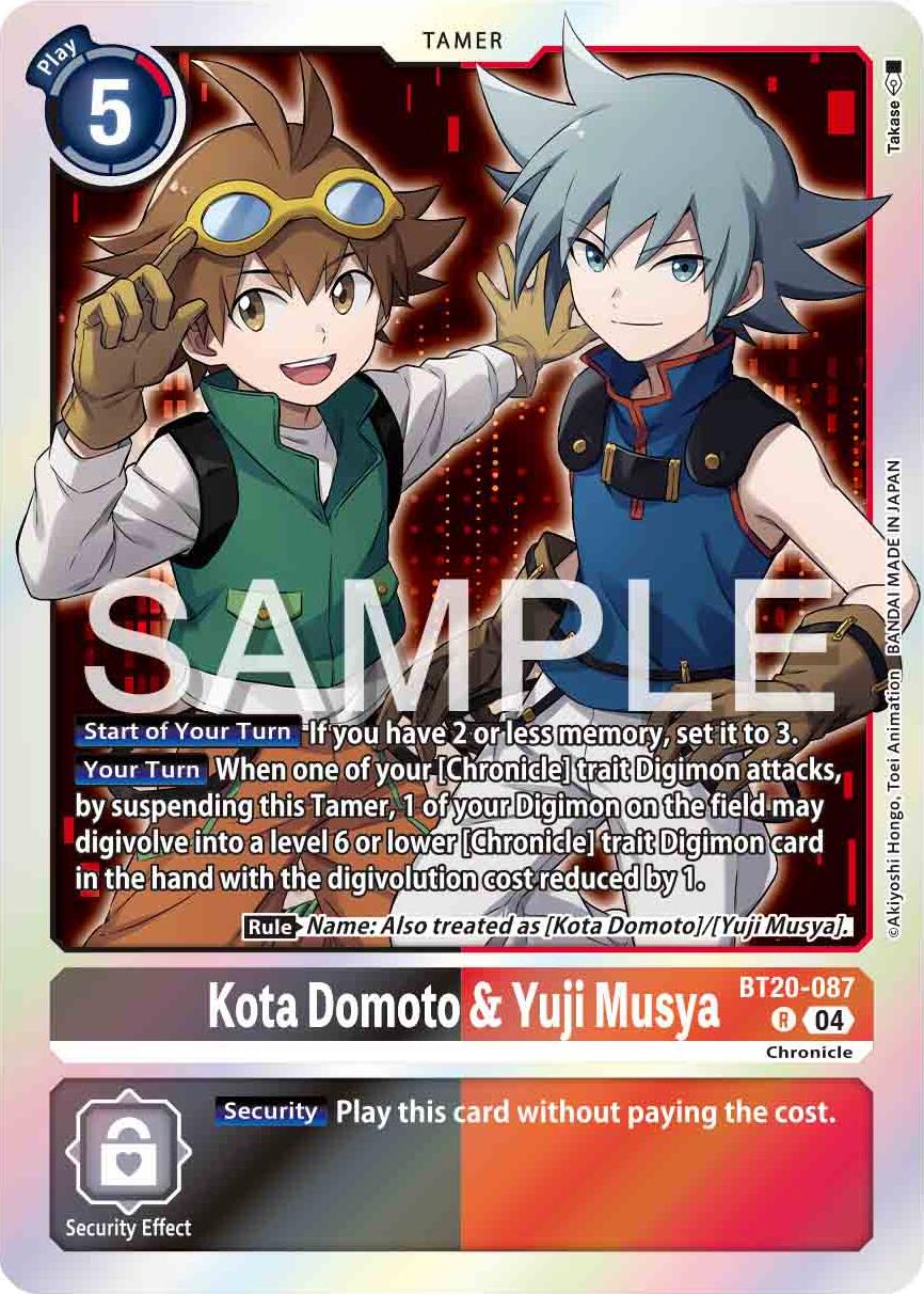 Kota Domoto & Yuji Musya [BT20-087] [Release Special Booster Ver.2.0] | Clutch Gaming