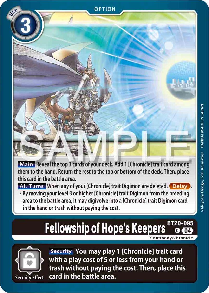 Fellowship of Hope's Keepers [BT20-095] [Release Special Booster 2.0] | Clutch Gaming