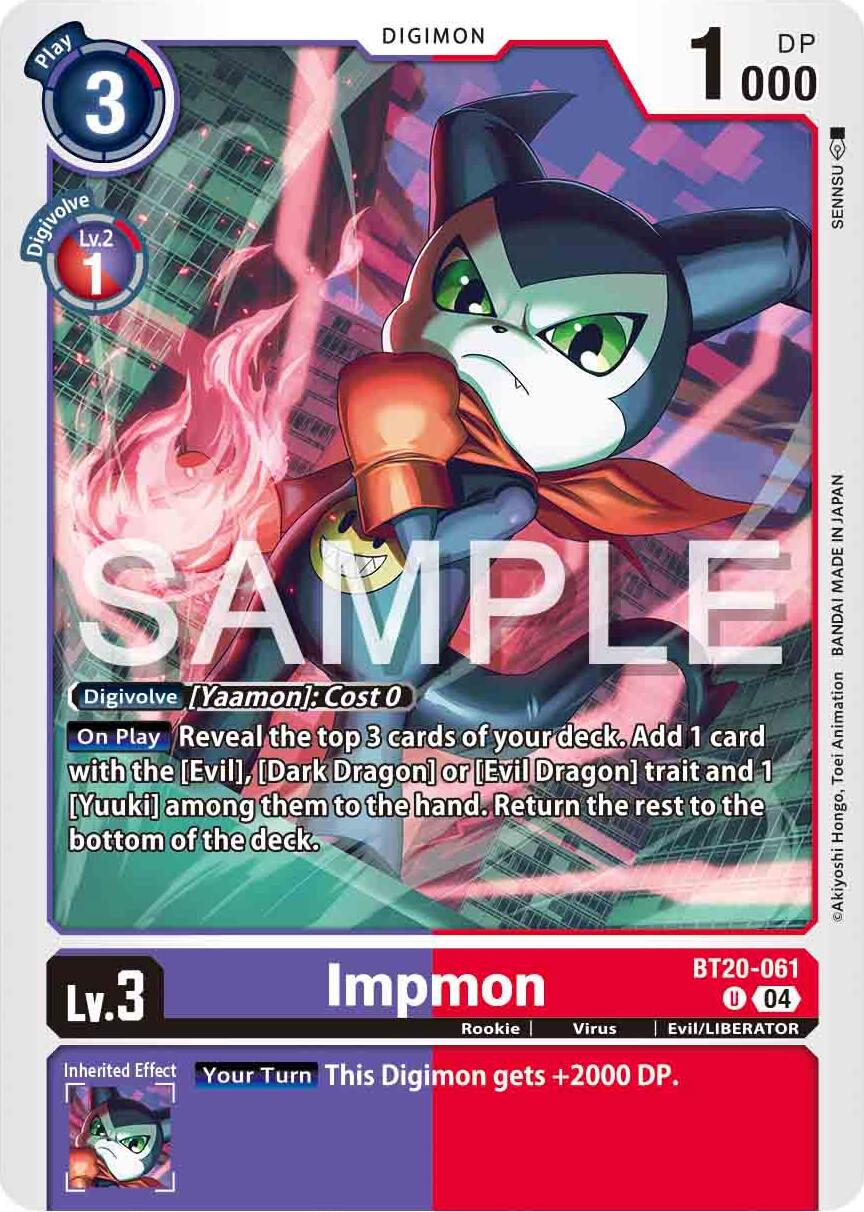 Impmon [BT20-061] - BT20-061 [Release Special Booster Ver.2.0] | Clutch Gaming