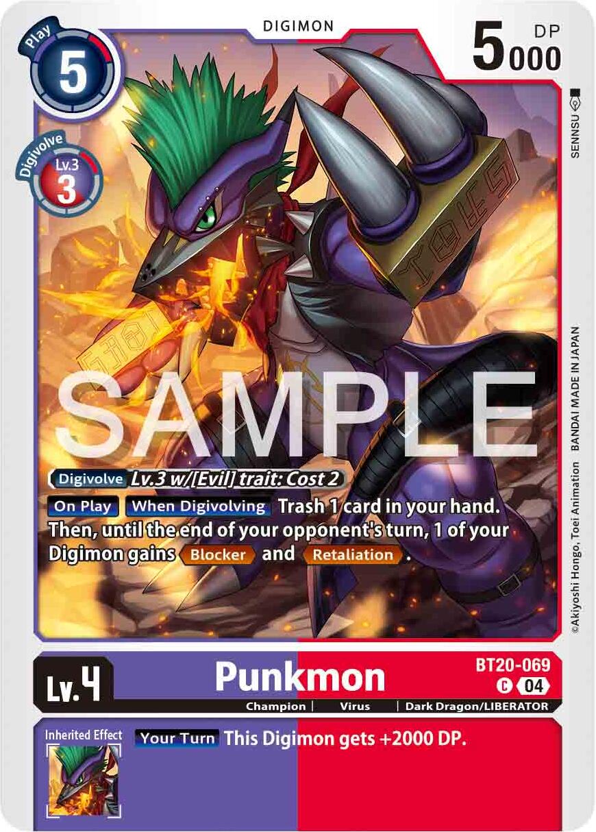 Punkmon [BT20-069] [Release Special Booster Ver.2.0] | Clutch Gaming