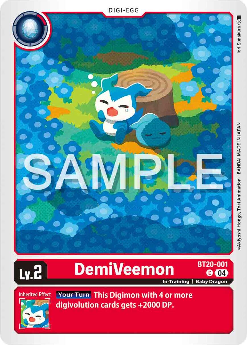 DemiVeemon [BT20-001] [Release Special Booster Ver.2.0] | Clutch Gaming