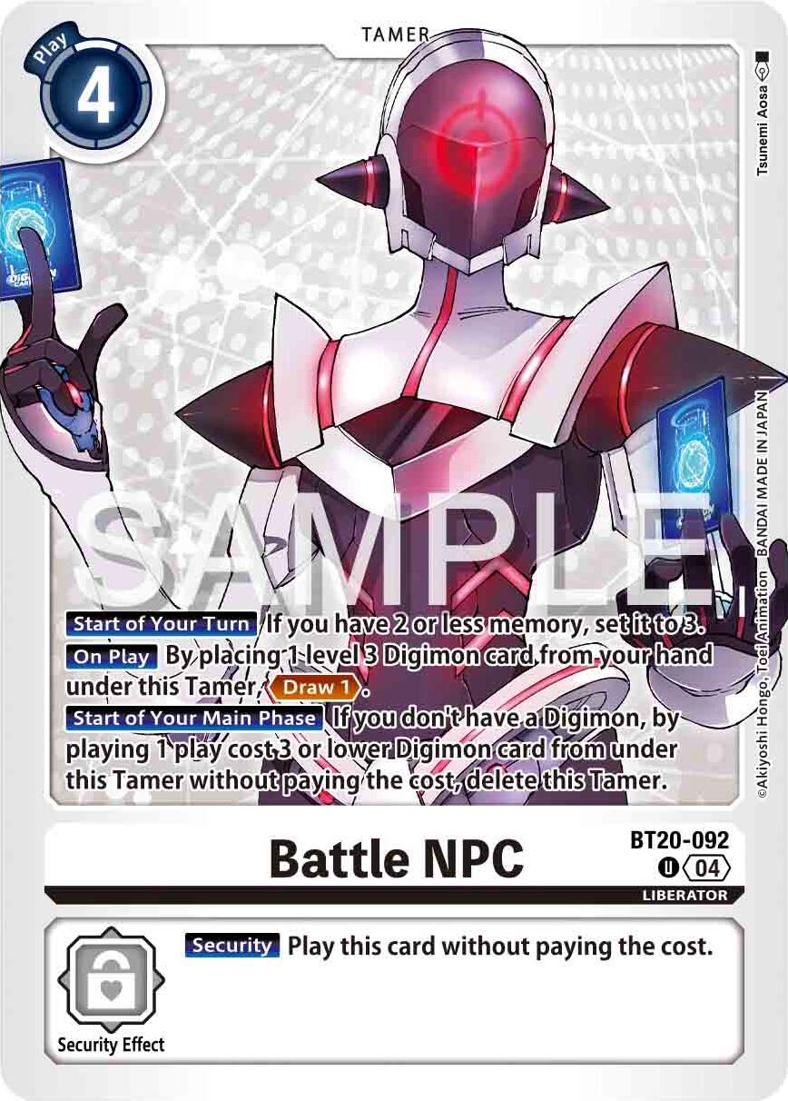 Battle NPC [BT20-092] [Release Special Booster 2.0] | Clutch Gaming