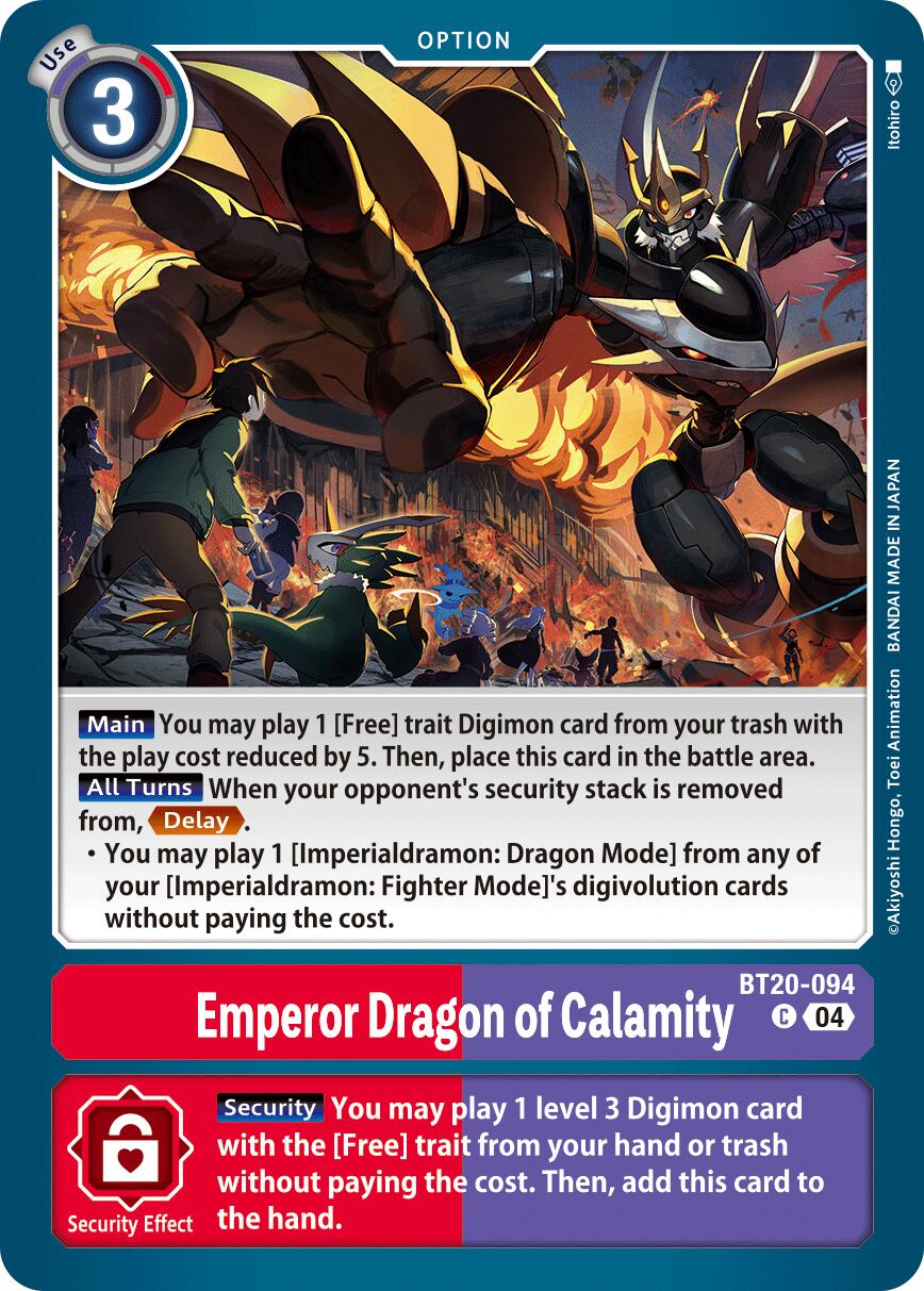 Emperor Dragon of Calamity [BT20-094] [Release Special Booster Ver.2.5] | Clutch Gaming