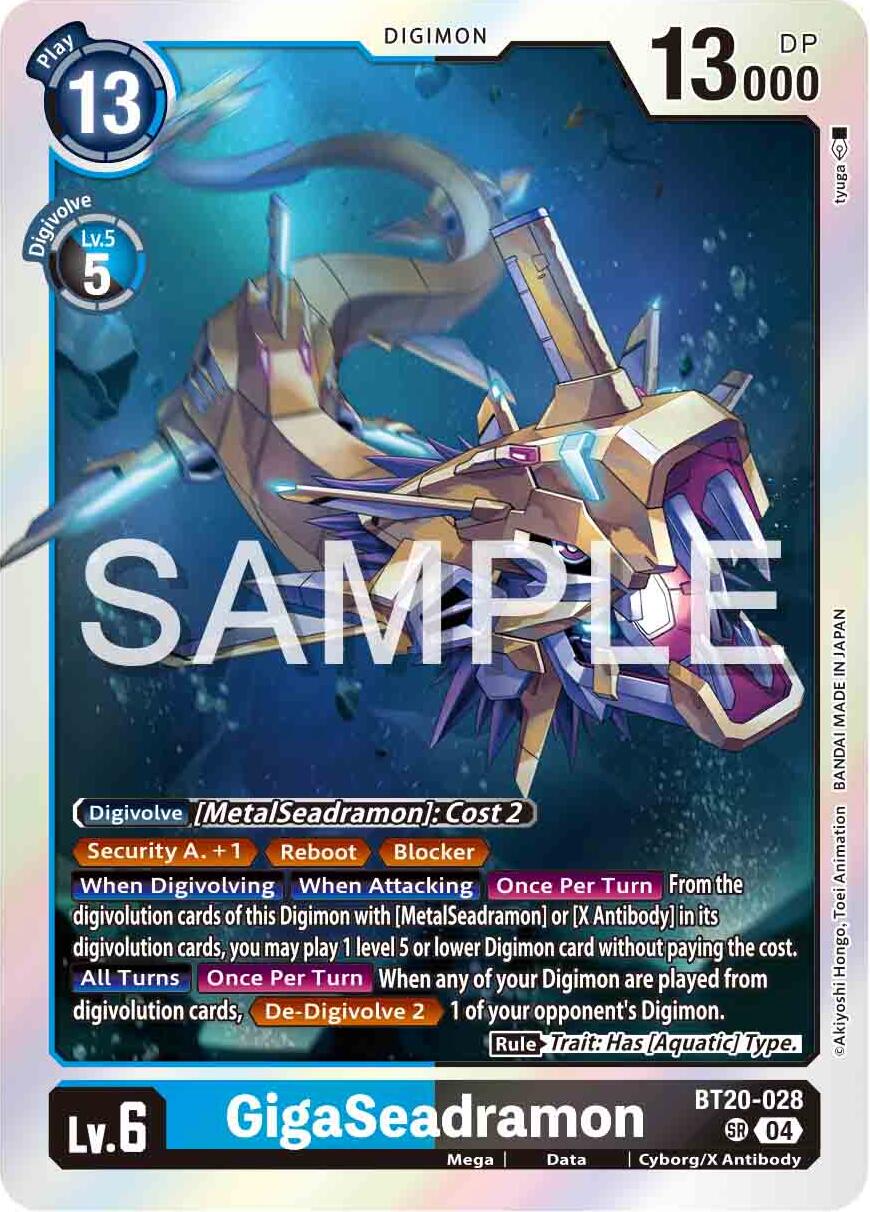 GigaSeadramon [BT20-028] [Release Special Booster 2.0] | Clutch Gaming