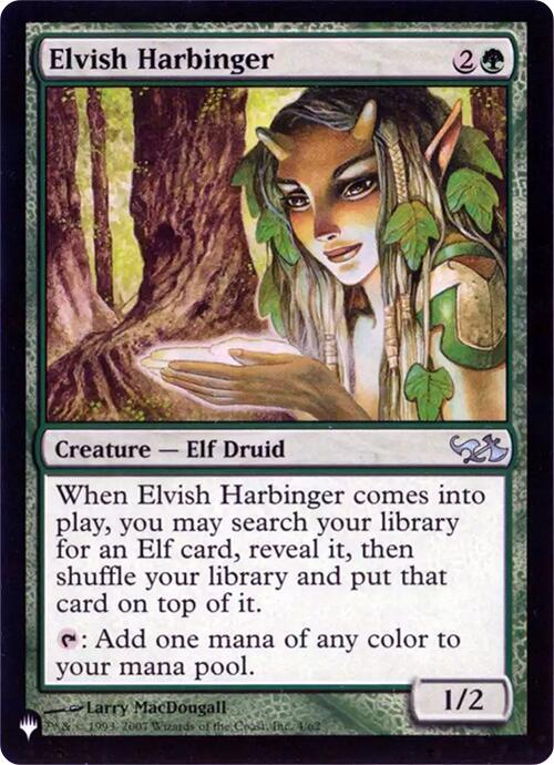 Elvish Harbinger (Retro Frame) [The List] | Clutch Gaming