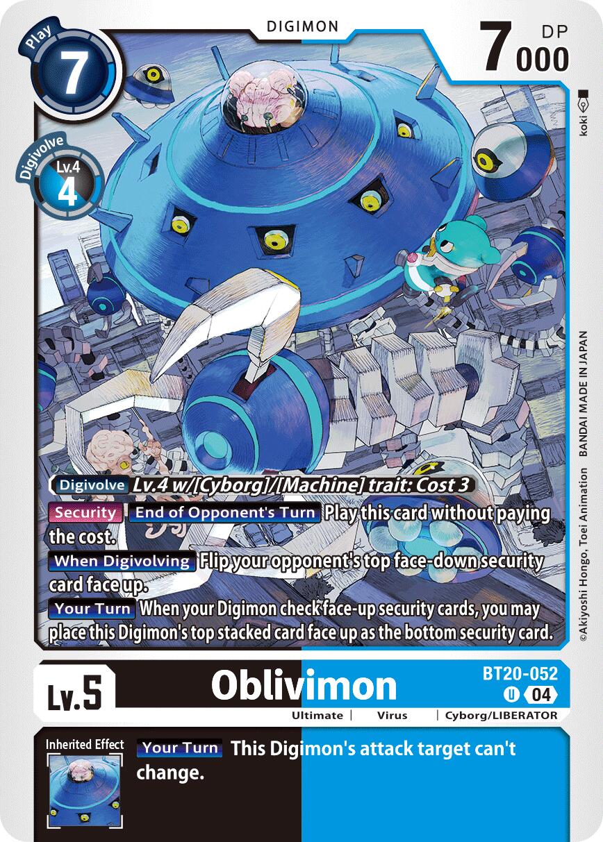 Oblivimon [BT20-052] [Release Special Booster Ver.2.5] | Clutch Gaming
