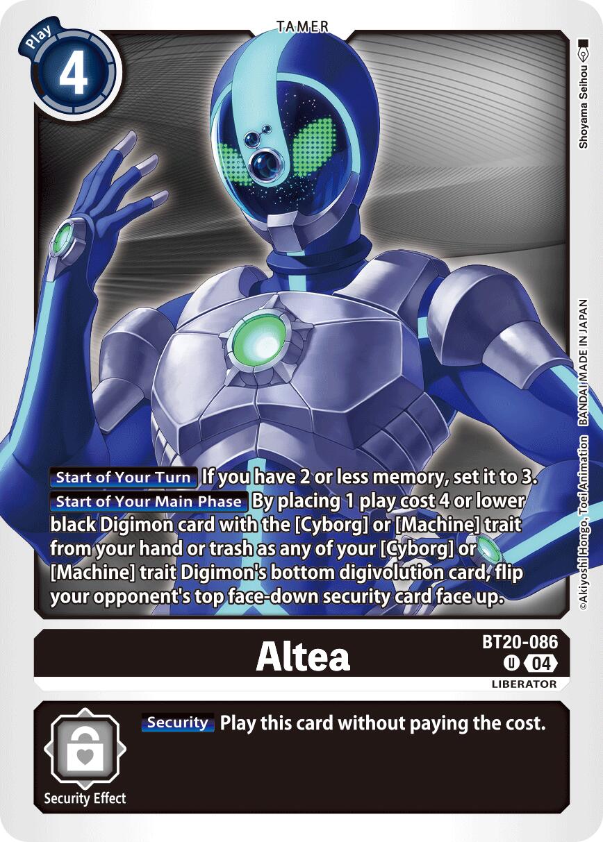 Altea [BT20-086] [Release Special Booster Ver.2.5] | Clutch Gaming
