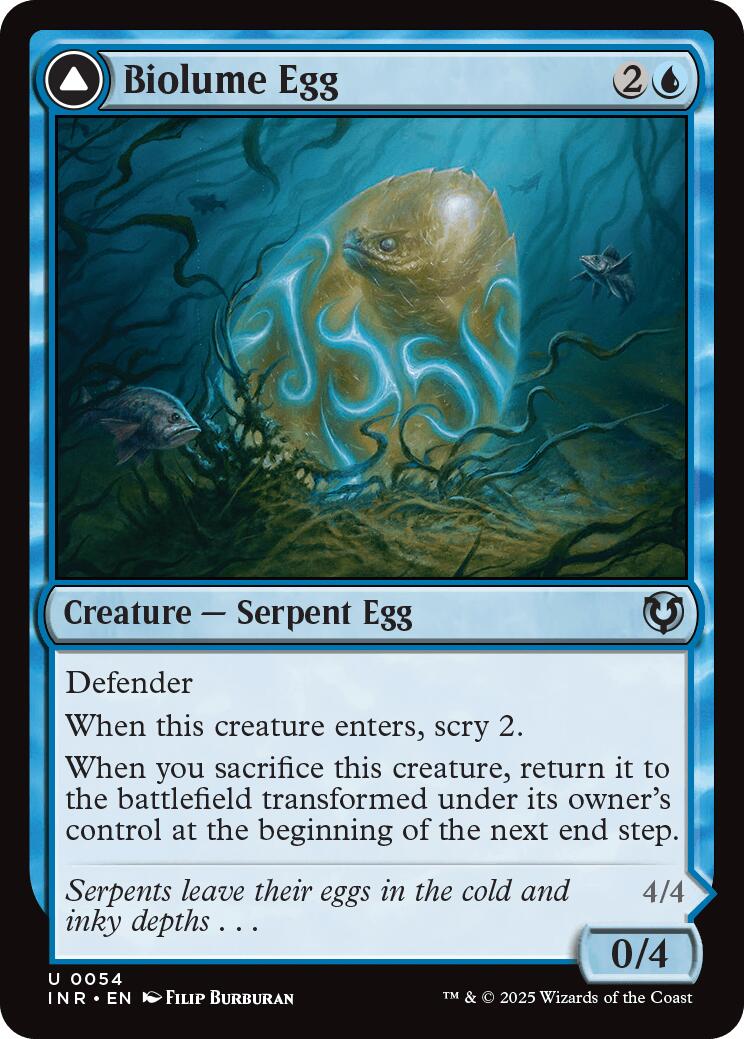 Biolume Egg // Biolume Serpent [Innistrad Remastered] | Clutch Gaming