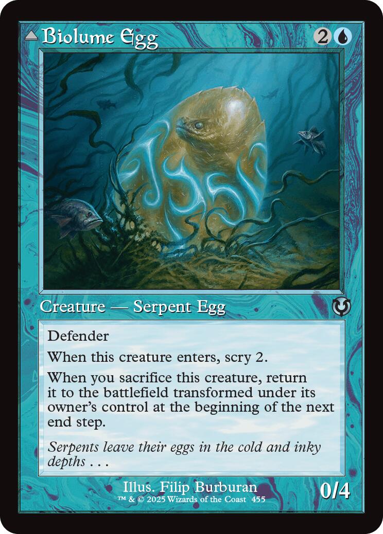 Biolume Egg // Biolume Serpent (Retro Frame) [Innistrad Remastered] | Clutch Gaming