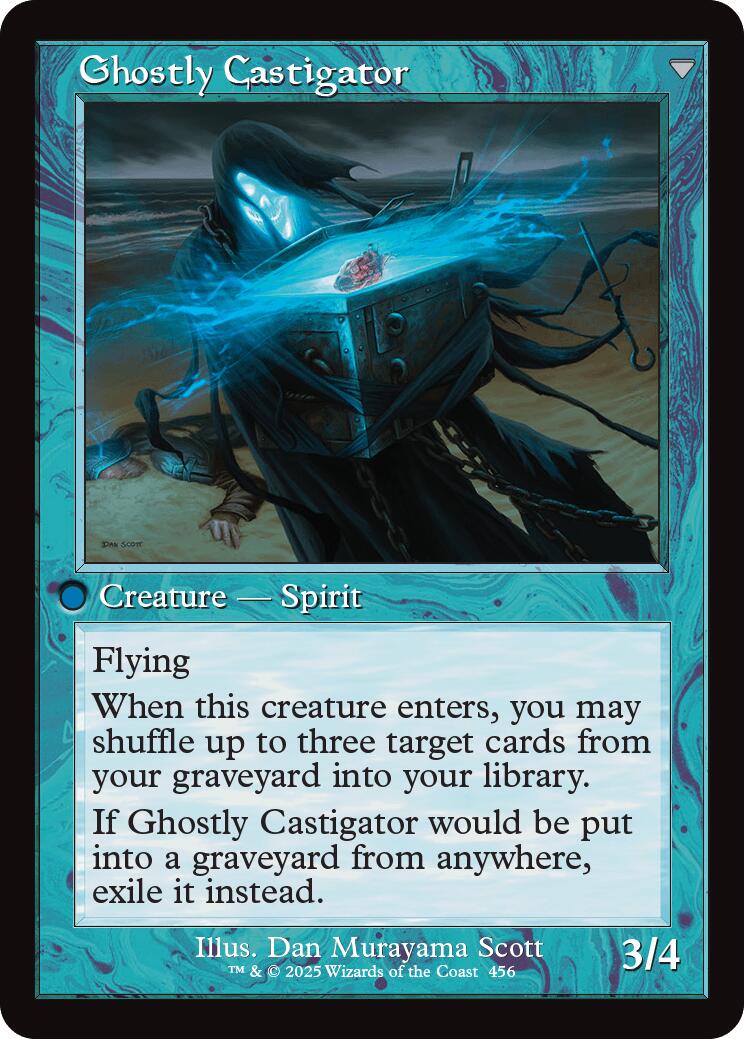 Covetous Castaway // Ghostly Castigator (Retro Frame) [Innistrad Remastered] | Clutch Gaming