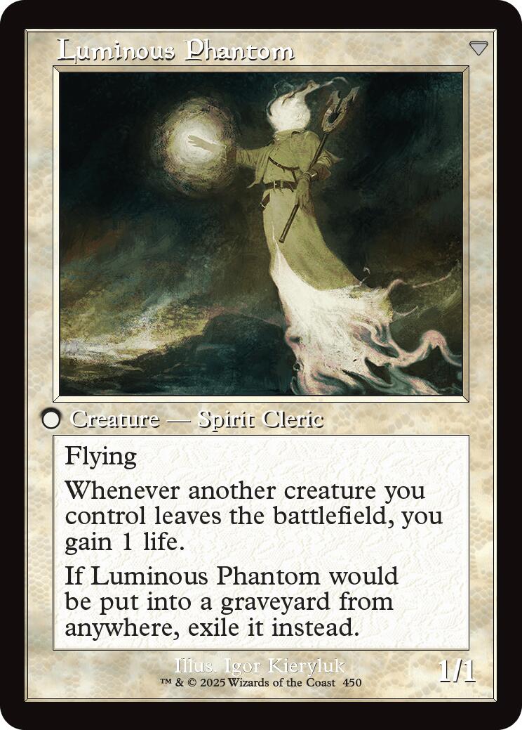 Lunarch Veteran // Luminous Phantom (Retro Frame) [Innistrad Remastered] | Clutch Gaming